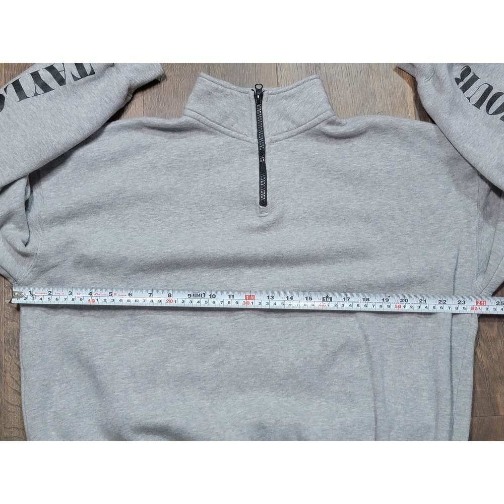 Taylor Swift The Eras Tour Graphic Sweatshirt Pullover Quarter Zip Gray Size M - Picture 10 of 15